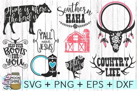 Download Southern Girl Bundle Commercial Use DXF Files
