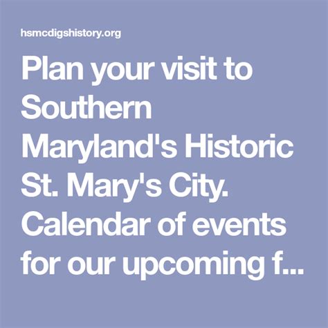 Southern Maryland Community Calendar