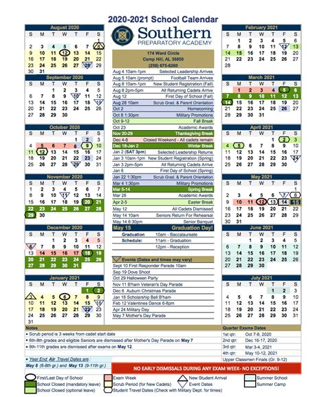 Southern Oregon Academic Calendar