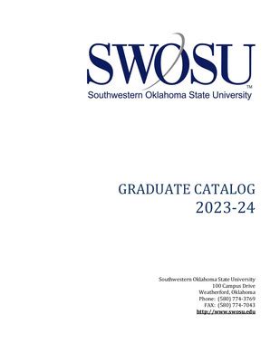 Southwestern College Catalog Spring 2024