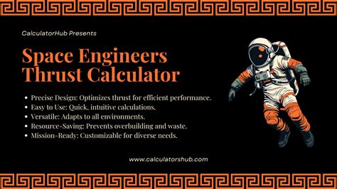 Space Engineers Thrust Calculator