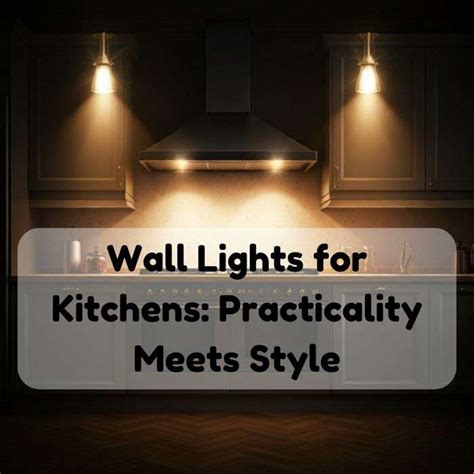 Space-Saving LED Kitchen Wall Lights