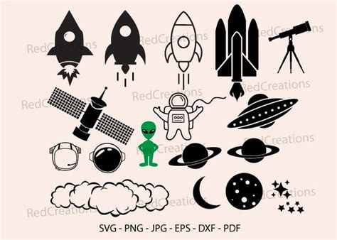 Download Spacecraft Bundle, Rocketship Commercial Use