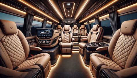 Spacious van interior