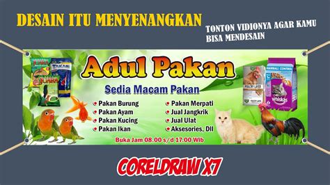 Spanduk Pakan Burung