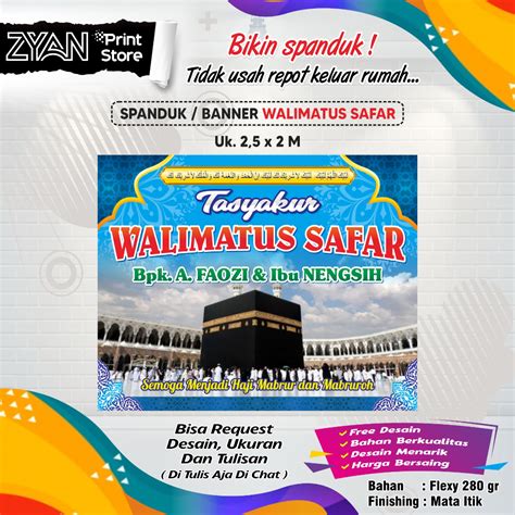 Spanduk Walimatussafar
