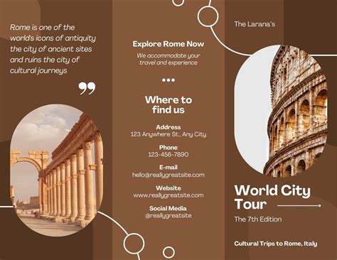 Spanish Brochure Template Design