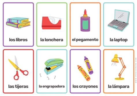 Spanish Flashcards Printable Pdf