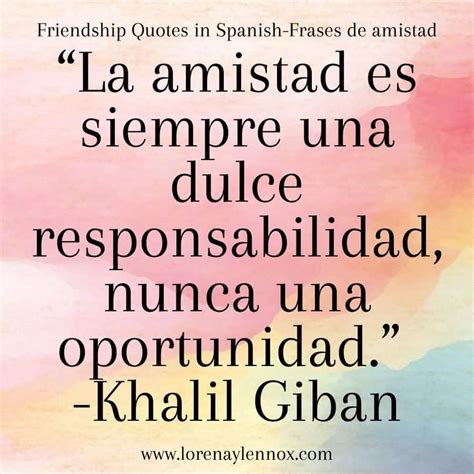Spanish Quotes For Friendship With English Translation