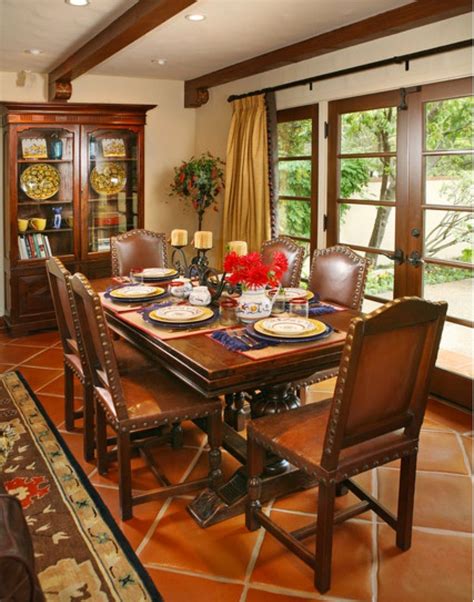 Spanish Style Dining Room Design