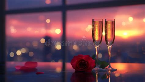 Sparkling Wine Sunset