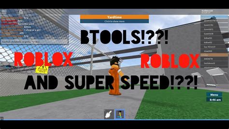 Spawn with btools and all hacks 1OO persent - Roblox