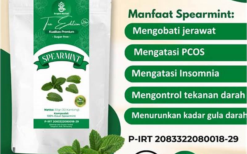 Spearmint Teh, Solusi Terbaik Untuk Jerawat?