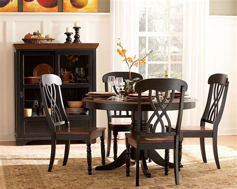 Special Black Round Dining Room Sets