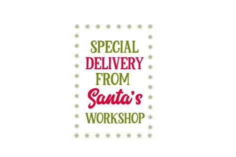 Download Special Delivery from Santa's Workshop SVG File - SVG Design Creativefabrica DXF Files