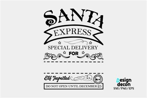 Download Special Delivery from Santa's Workshop SVG File - SVG Design Creativefabrica Free PSD Mockups