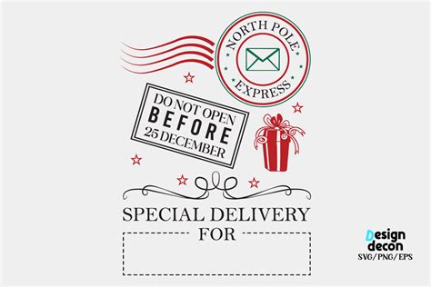 Download Special Delivery from Santa's Workshop SVG File - SVG Design Cut Files