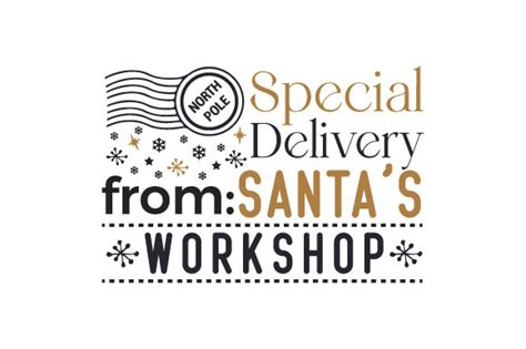 Download Special Delivery from Santa's Workshop SVG File - SVG Design Files