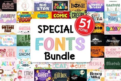 Download Special Fonts Bundle - 99  SVG Design FIle Commercial Use DXF Files