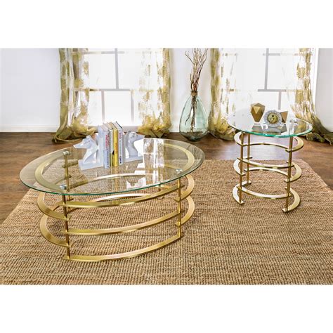 Special Glass Coffee And End Table Sets
