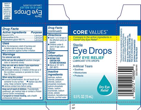 Specialized Eye Drop Ingredients for Specific Issues