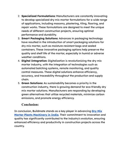 Specialized and Unique Formulations