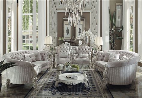 Specials Elegant White Living Room Furniture