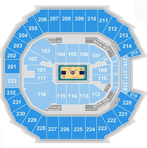 Spectrum Arena Charlotte Nc Seating Chart