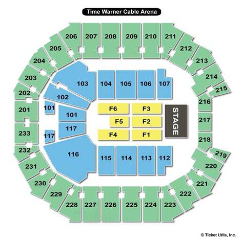 Spectrum Center Charlotte Nc Seating Chart