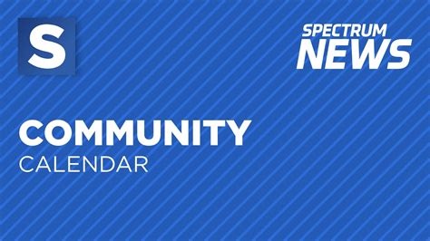 Spectrum Community Calendar