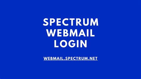 Spectrum Webmail Login