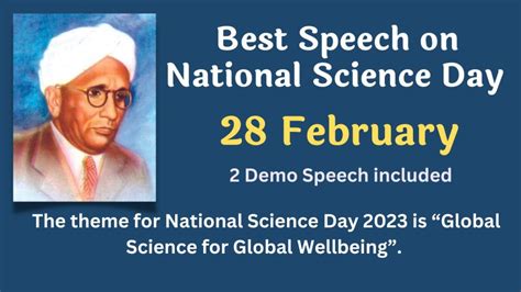 Speech For World Science Day