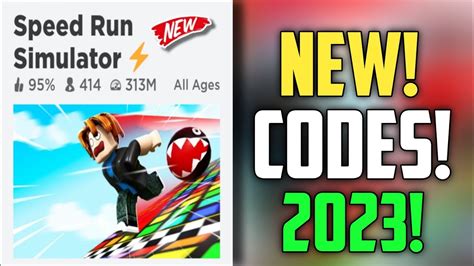 Speed Run Simulator Codes - Roblox June 2023 -