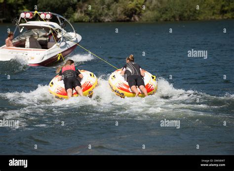 Speedboat Pulled Donut Ride