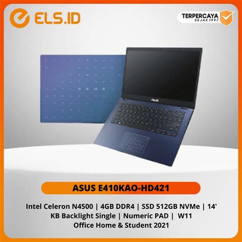 Spesifikasi Asus E410kao