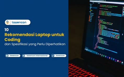 Spesifikasi Laptop Untuk Coding