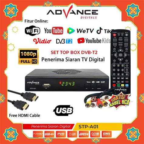 Spesifikasi Set Top Box Advance