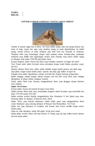 Sphinx Contoh Penggunaannya