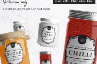 Download Spice Jar Pantry Container Labels 2 Crafts