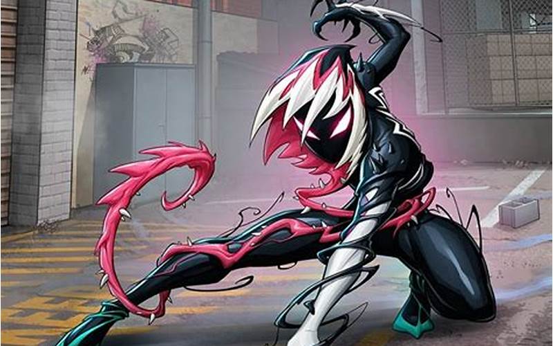 Spider Gwen X Venom Art