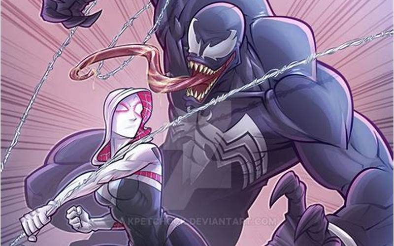 Spider Gwen X Venom Writing