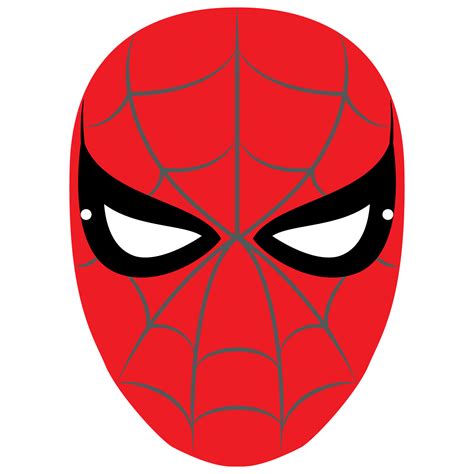 Spider Man Face Printable