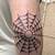 Spider Web Tattoo Design