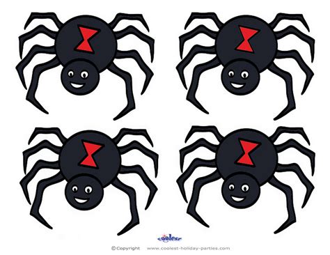 Spider Cutouts Printable