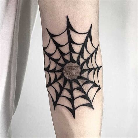 Spider Elbow Tattoo