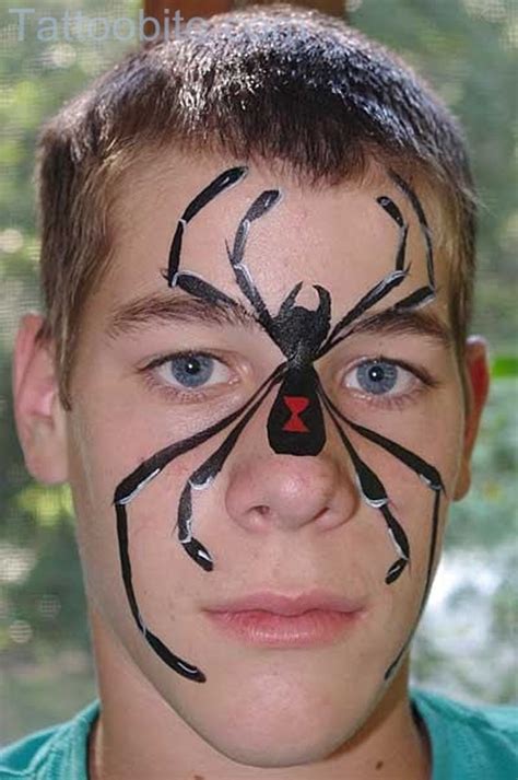 Spider Face Tattoo