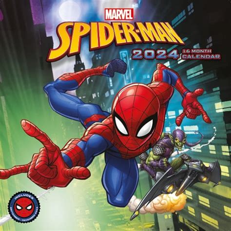 Spider Man Calendar 2024