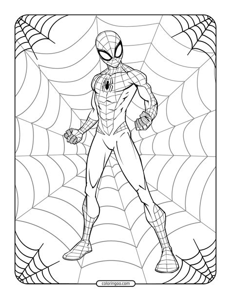Spider Man Coloring Page