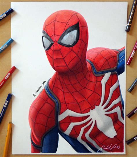 Spider Man Ps4 Drawing