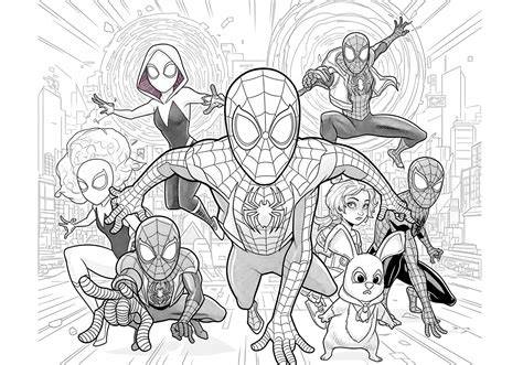 Spider Verse Coloring Pages